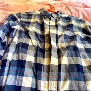 Blue button up shirt